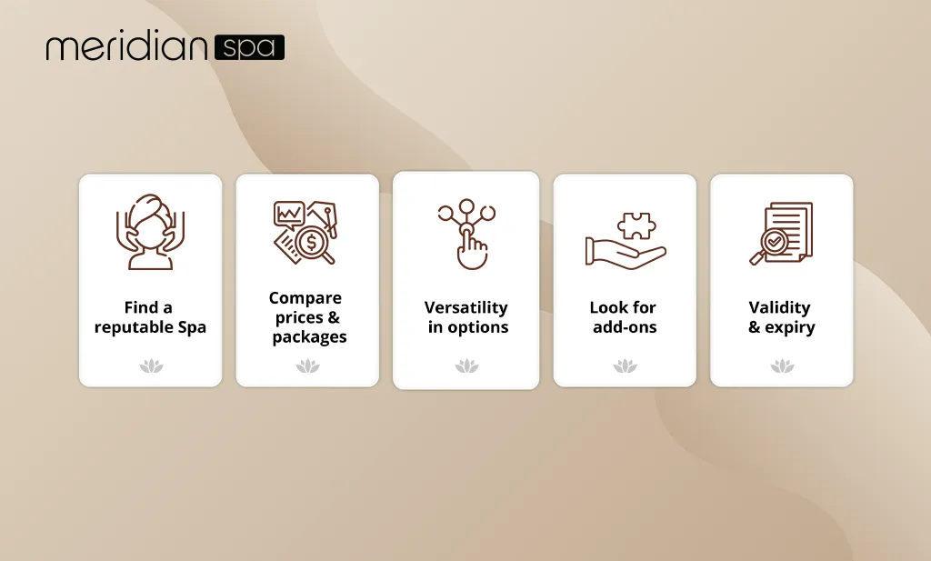 Steps to Choose the Perfect Spa Gift Card