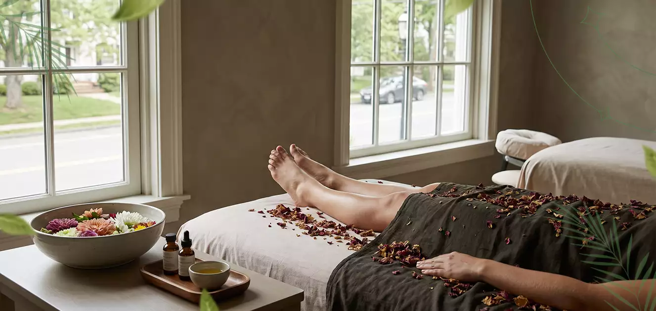 Thousand Flower Detox Wrap for Tired Skin in Greenwich